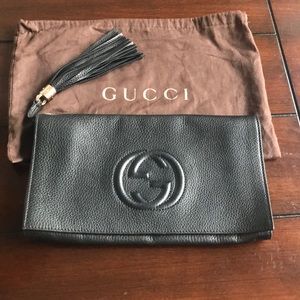 Gucci Leather Clutch